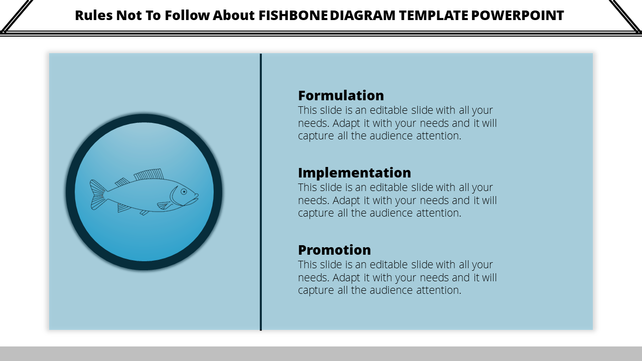 Amazing Fishbone Diagram Template PowerPoint Presentation